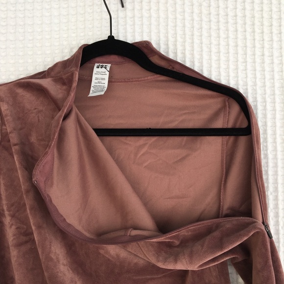 JoyLab | Velour Fleece Pullover - Rose Taupe - Picture 5 of 5